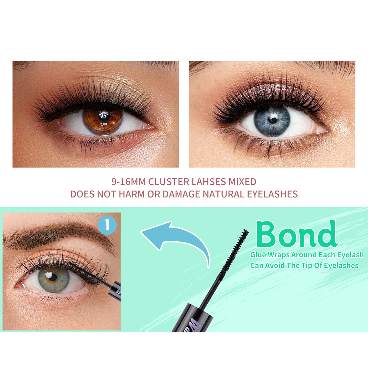 Gossamer Wings Segmented Natural Eyelashes Set