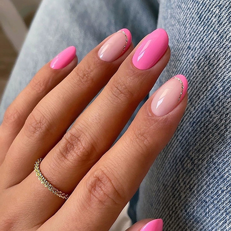 Classic Rouge Pink Nails