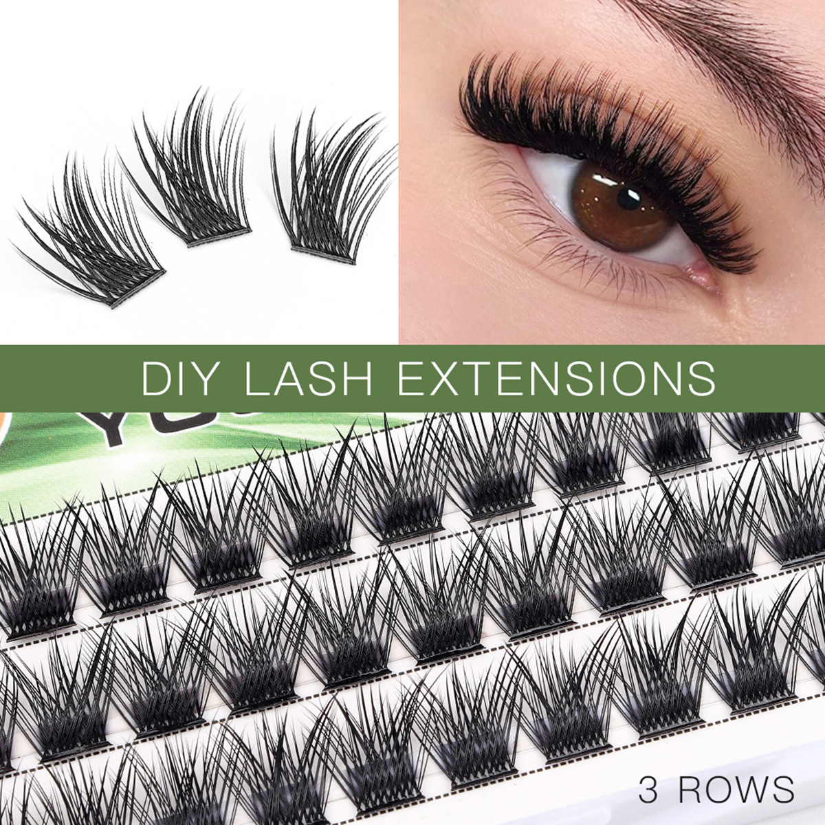 Midnight Serenade 3 Rows Natural Eyelashes