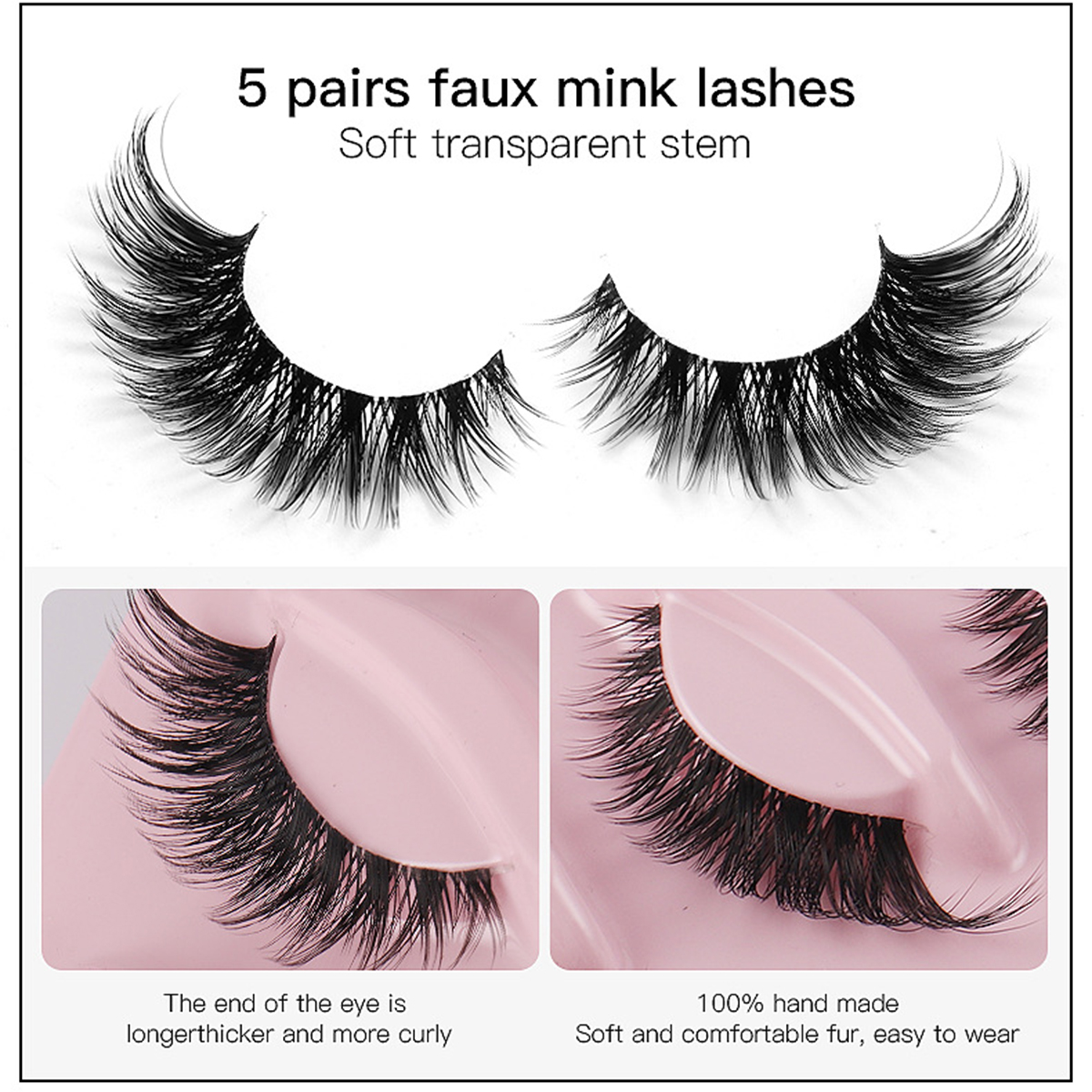 Miss Jealousy 5 Pairs Natural Lashes