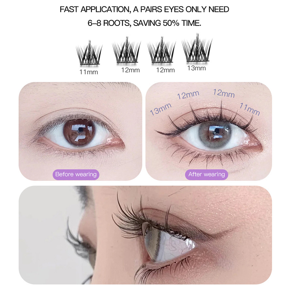 Liar Game Segmented Natural Lashes