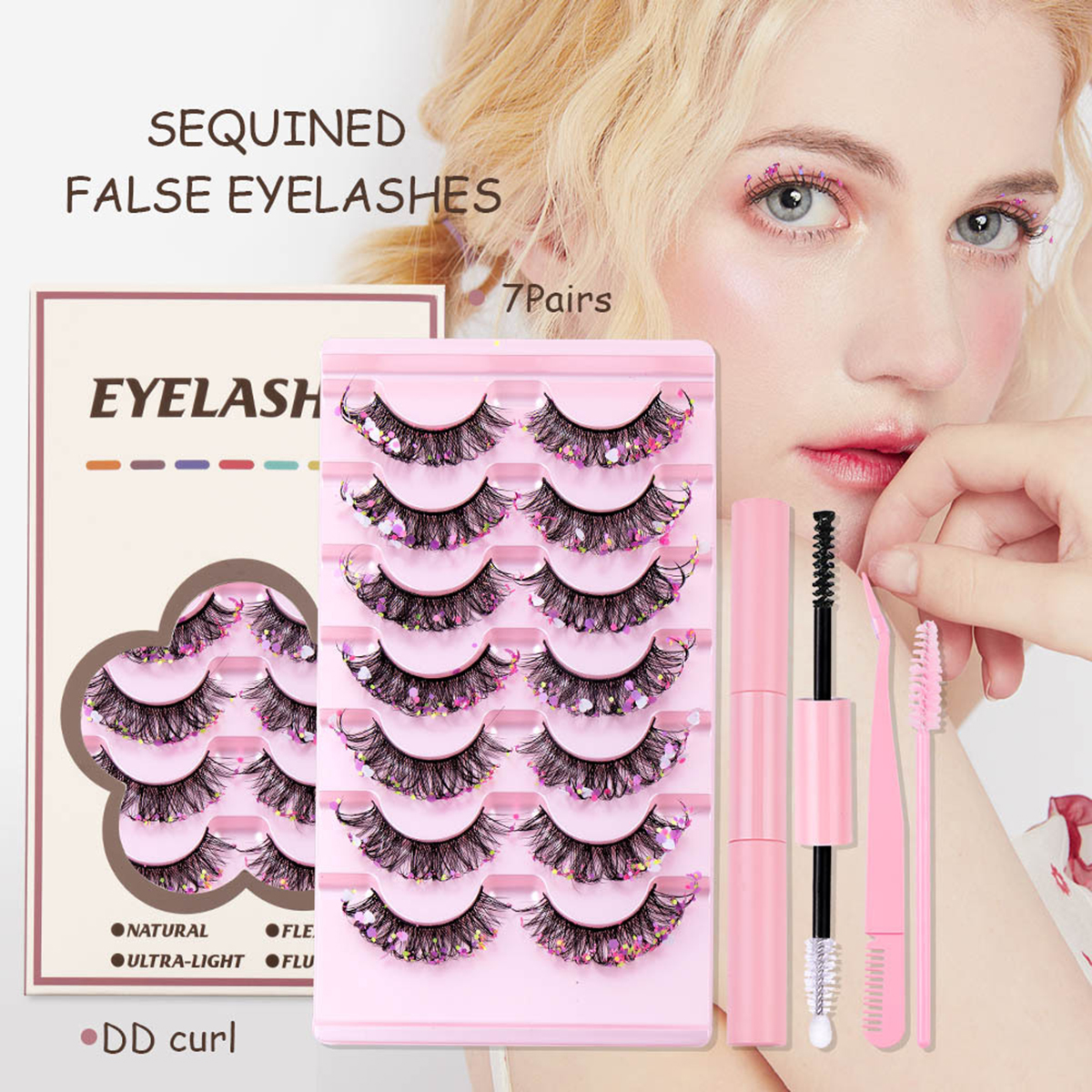 Stardust 7 Pairs Natural Lashes
