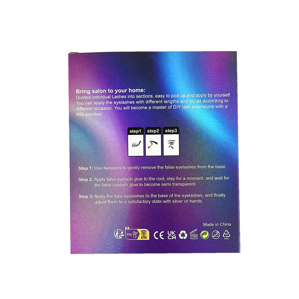 Feather Fringe Segmented Natural Eyelashes Set