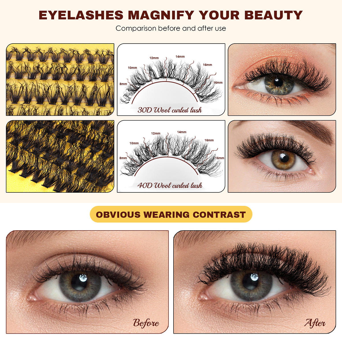 Spring Story Segmented Natural Eyelashes Set