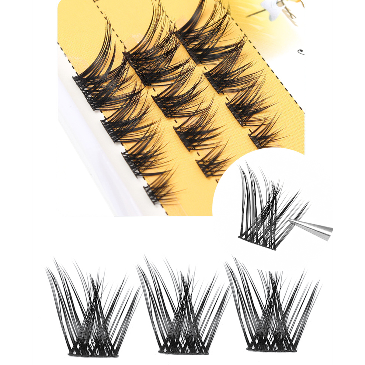 Seraphic Splendor 3 Rows Segmented Natural Lashes