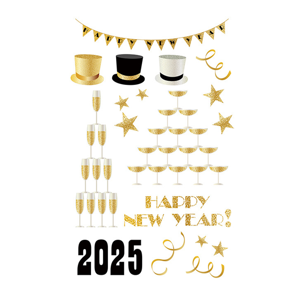 Gilded Celebration Tattoos