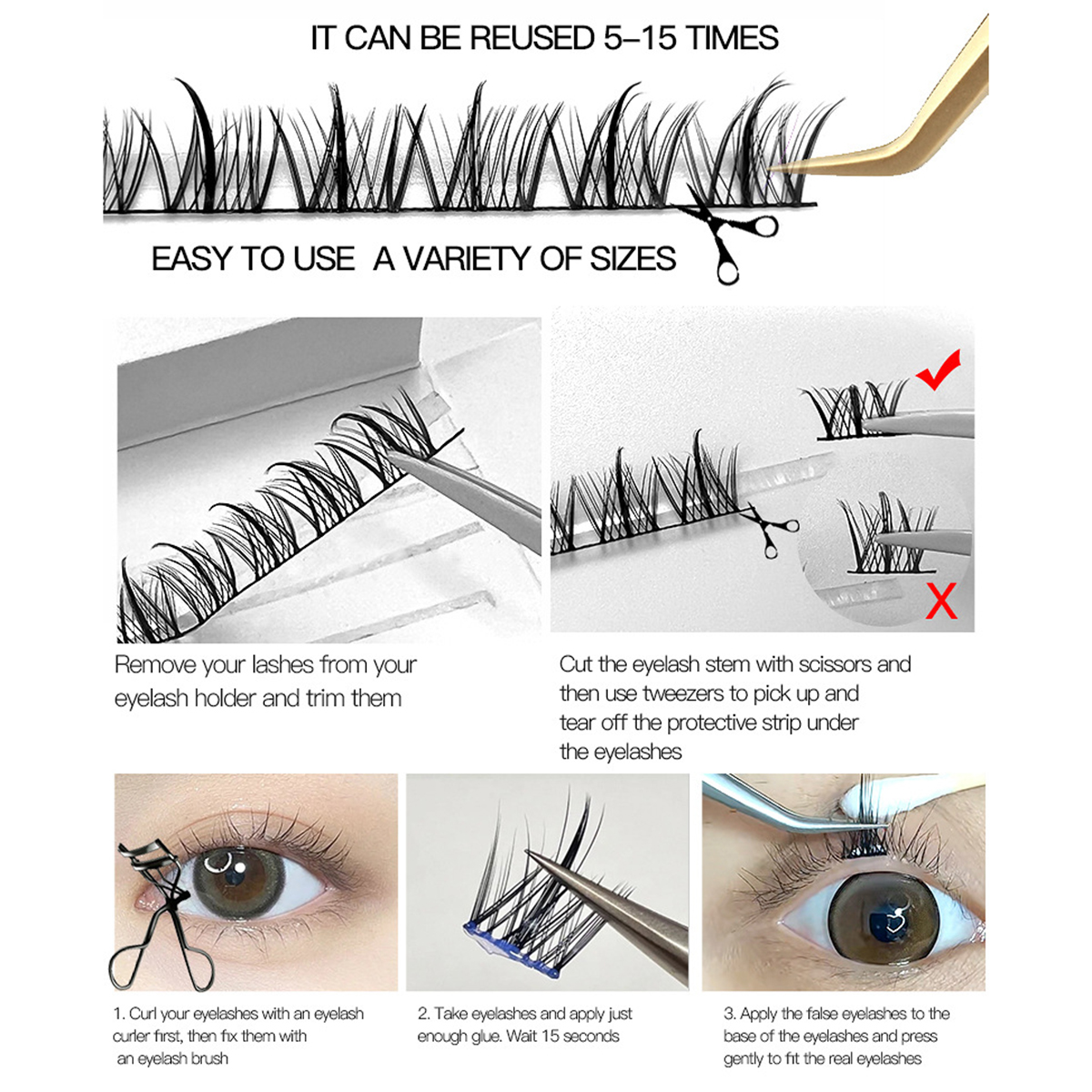 Liar Game Segmented Natural Lashes