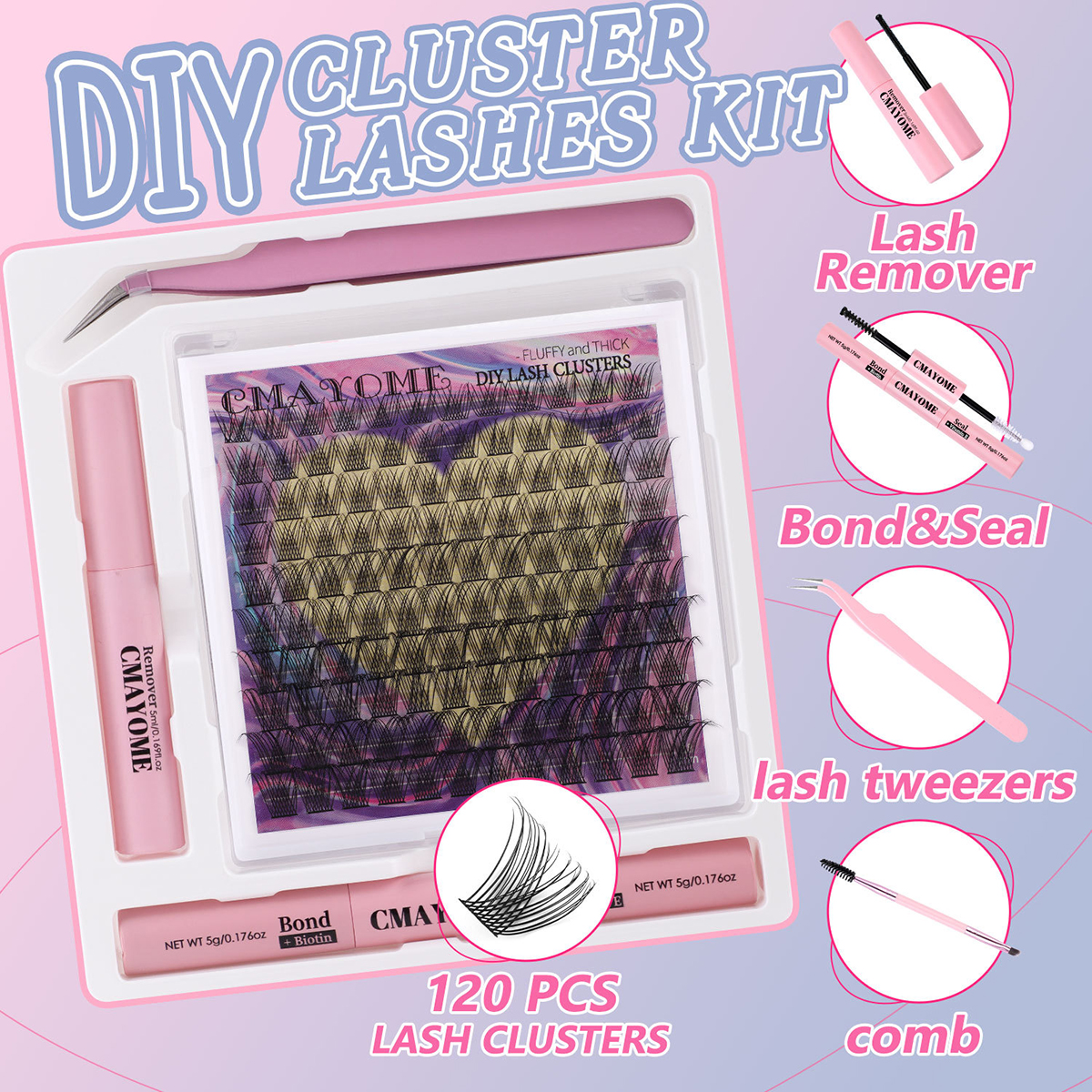 Meteor Shower Segmented Natural Eyelashes Set