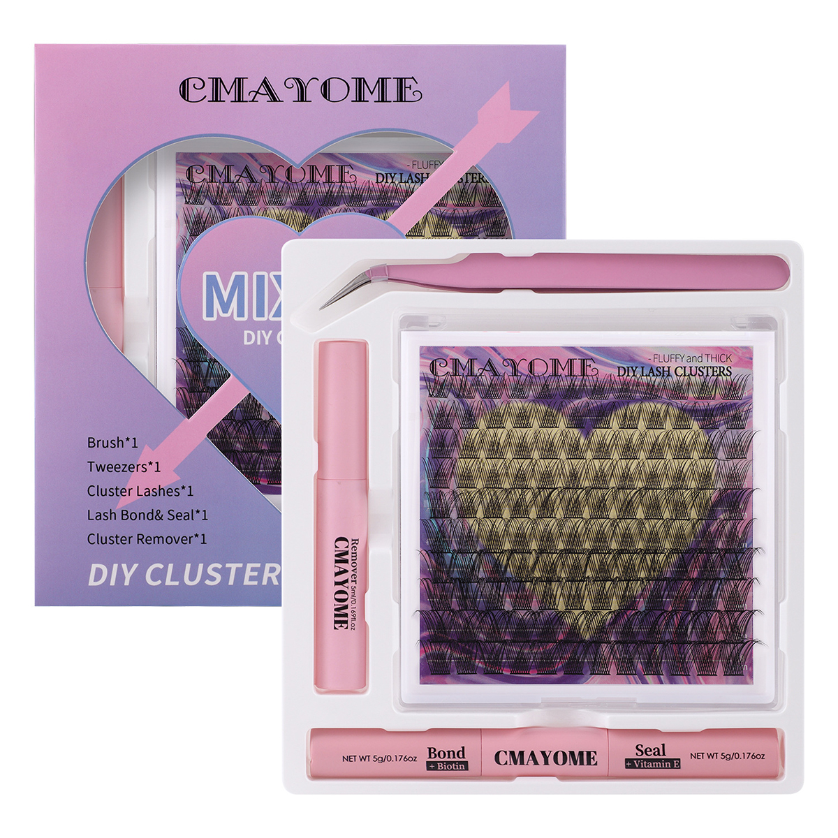 Meteor Shower Segmented Natural Eyelashes Set