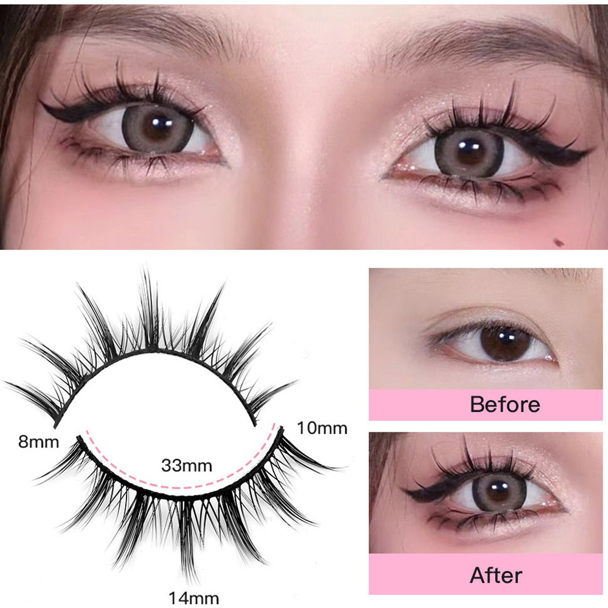 Poison Apple 10 Pairs Natural Lashes