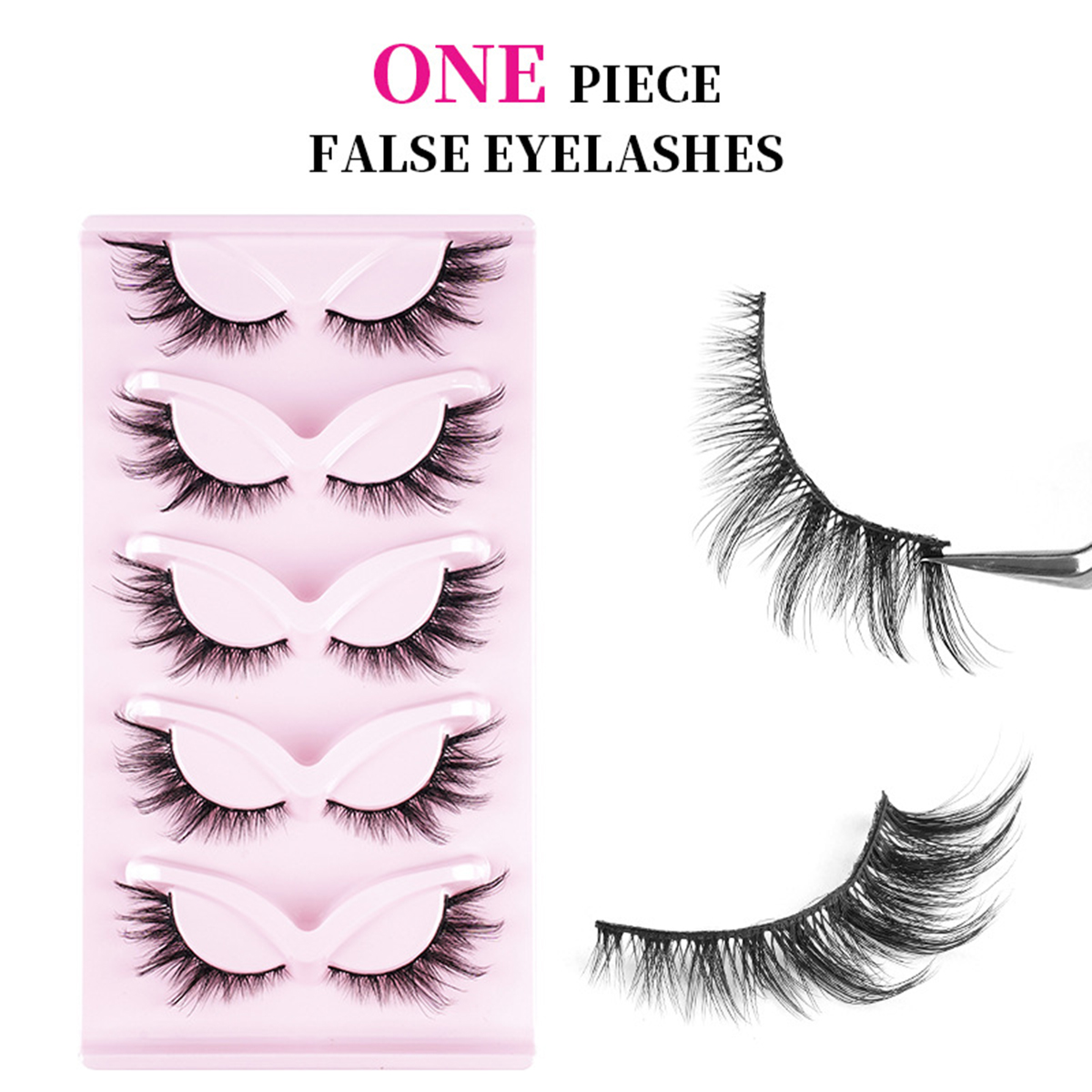 Silk Cascade 5 Pairs Natural Lashes