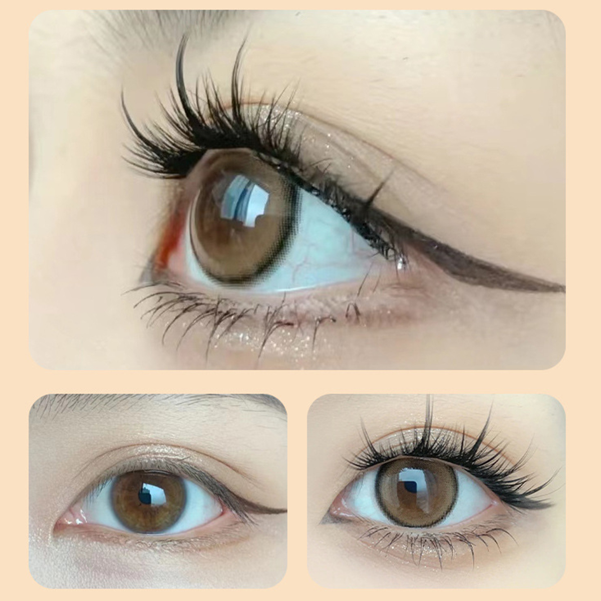 Shadowed Symphony 3 Rows Segmented Natural Lashes