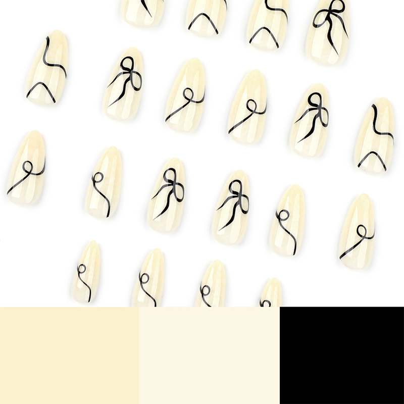 Timeless Bow White Nails