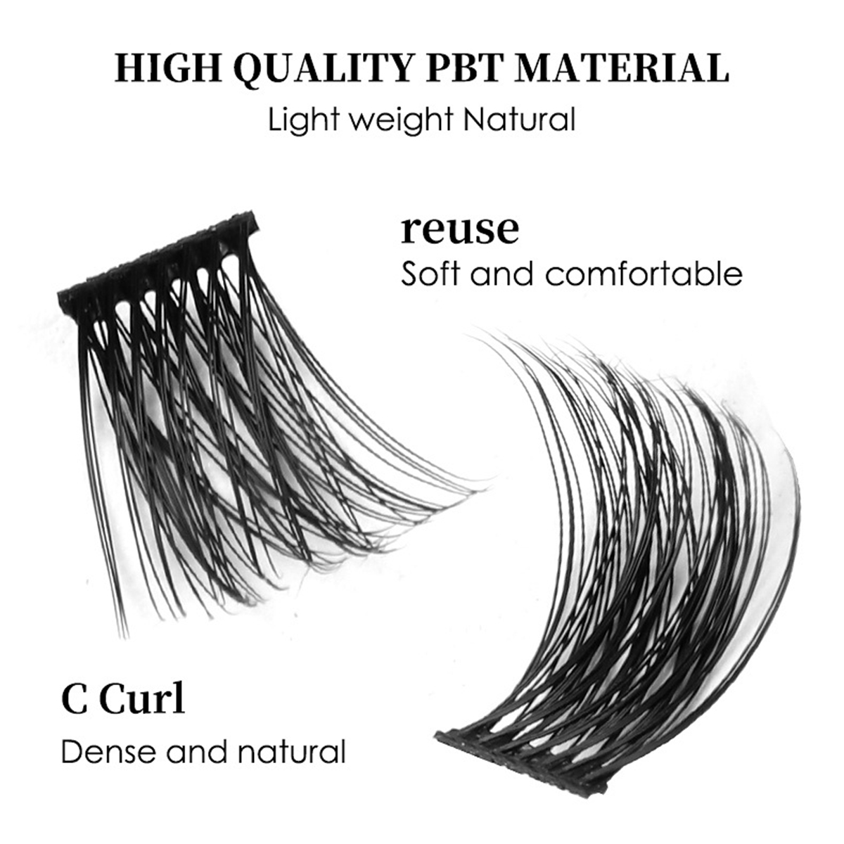 Fashion Show Segmented Natural Lashes