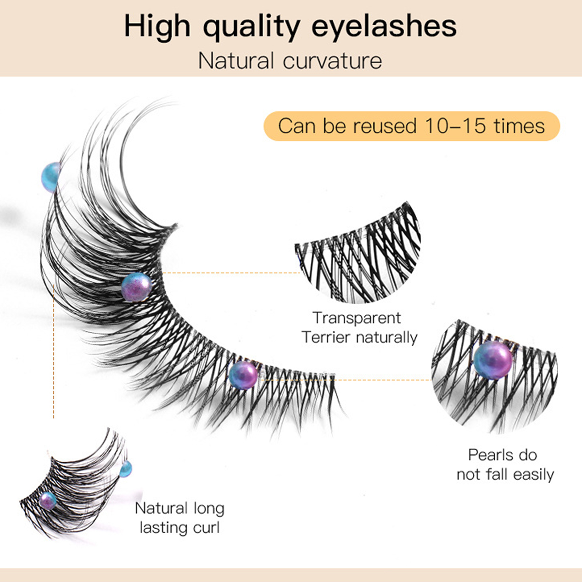 Flirty Smile 5 Pairs Natural Lashes