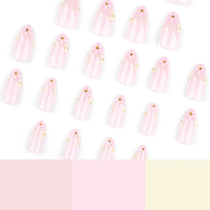 Flora Dawn Pink Nails
