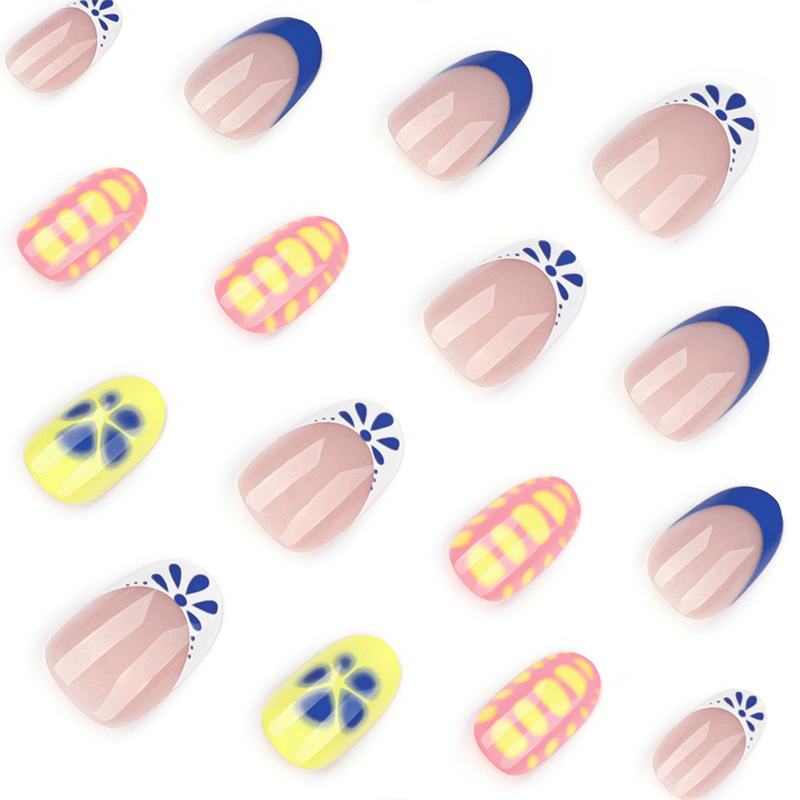 Joyful Splash Multicolor Nails