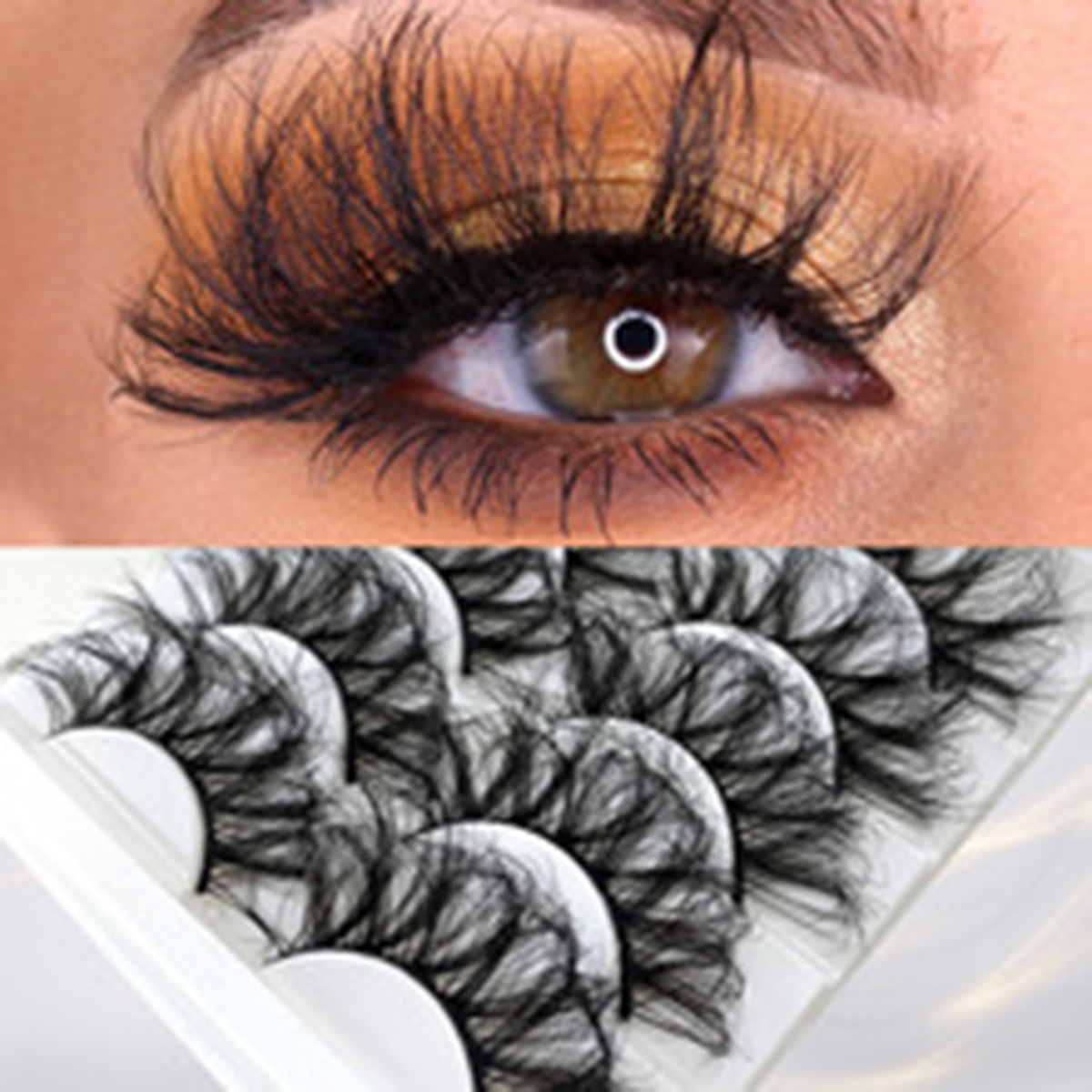 Ebony Wing 5 Pairs Natural Lashes