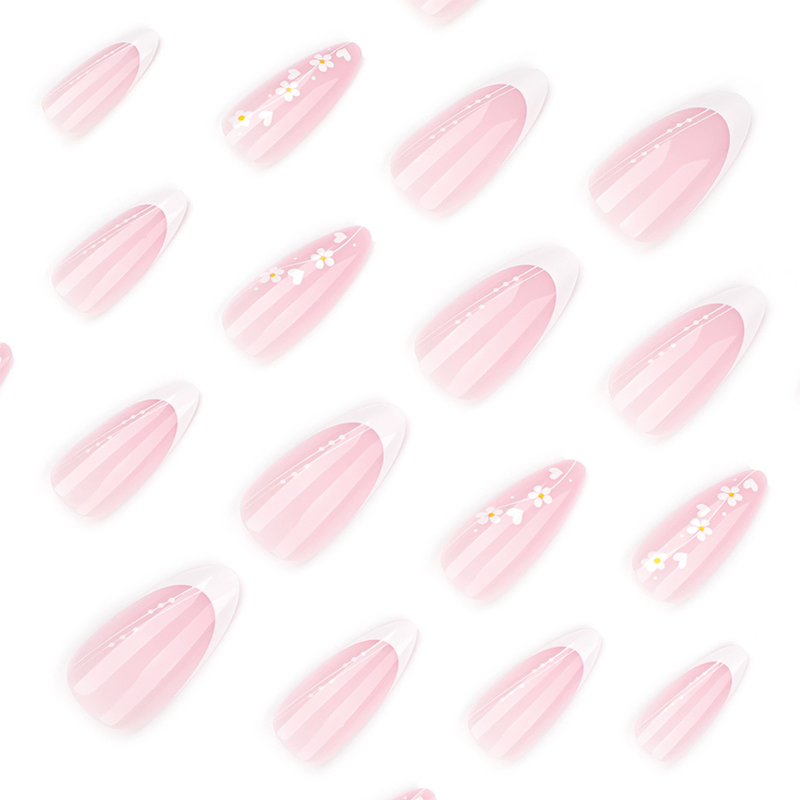 Flora Dawn Pink Nails