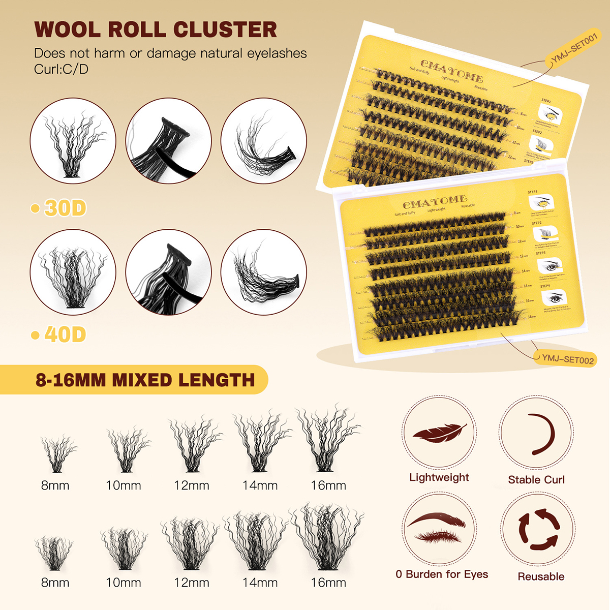 Spring Story Segmented Natural Eyelashes Set