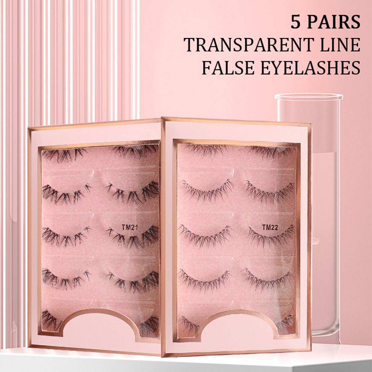 Attitud 5 Pairs Natural Lashes