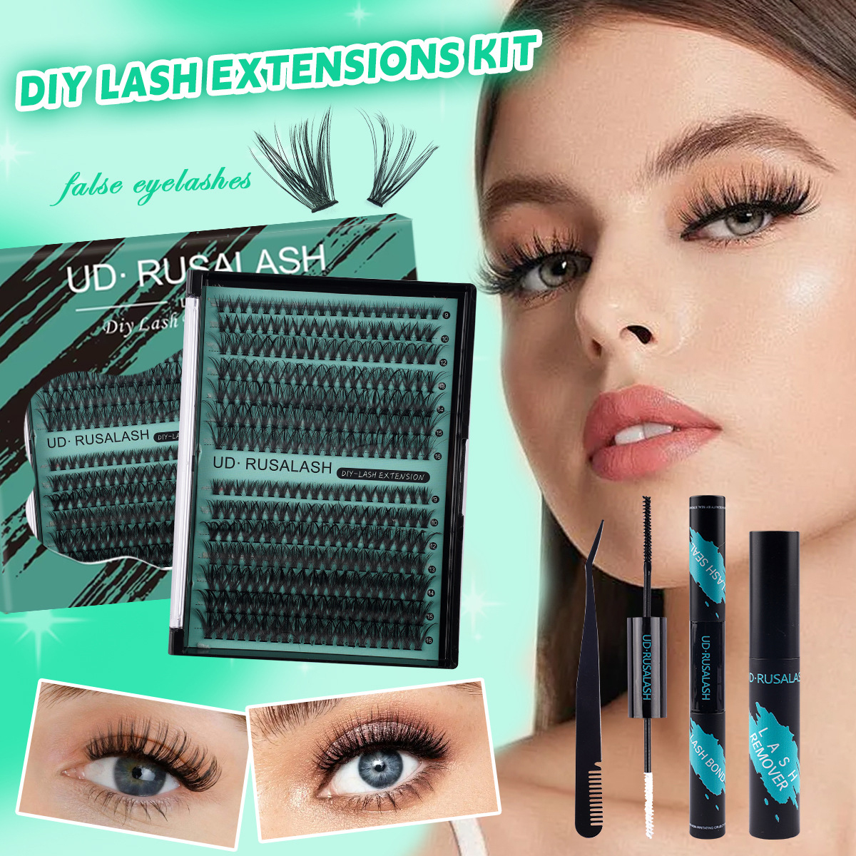 Gossamer Wings Segmented Natural Eyelashes Set