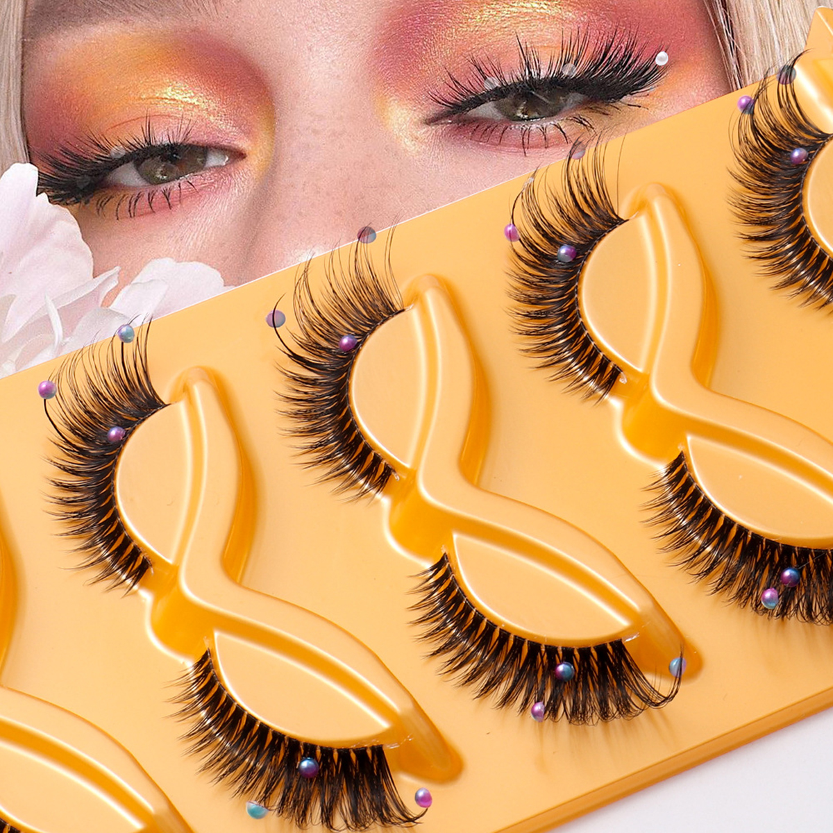 Flirty Smile 5 Pairs Natural Lashes