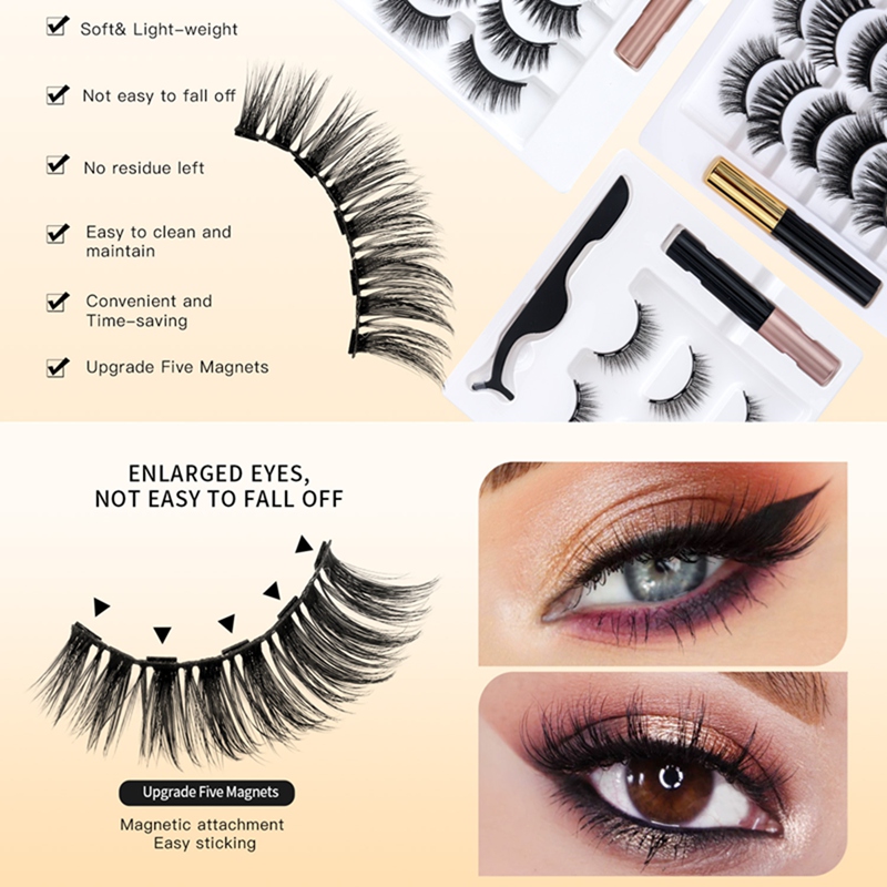 Shadow Play 14 Pairs Magnetic Eyelashes Set