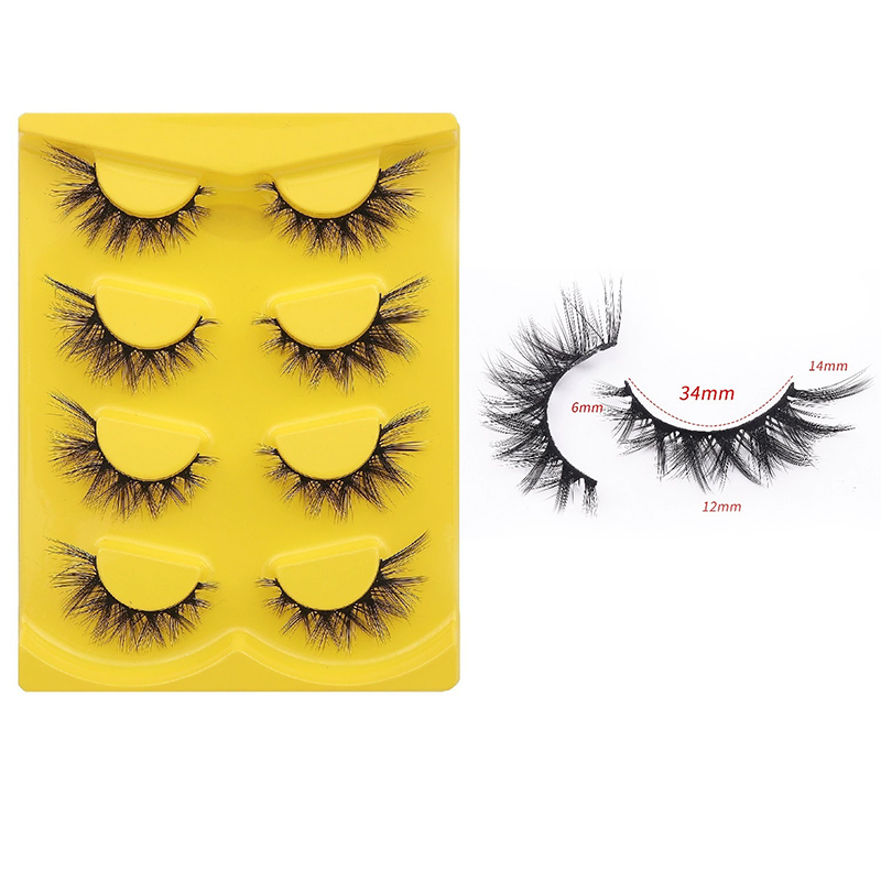 Ocean Breath 4 Pairs Natural Lashes