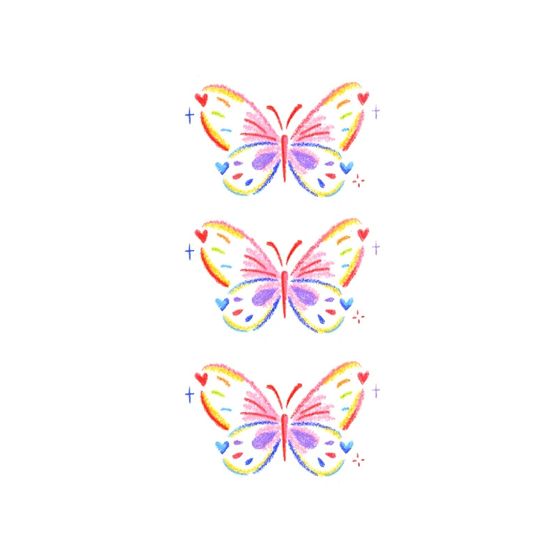 Kaleidoscope Wings Tattoos