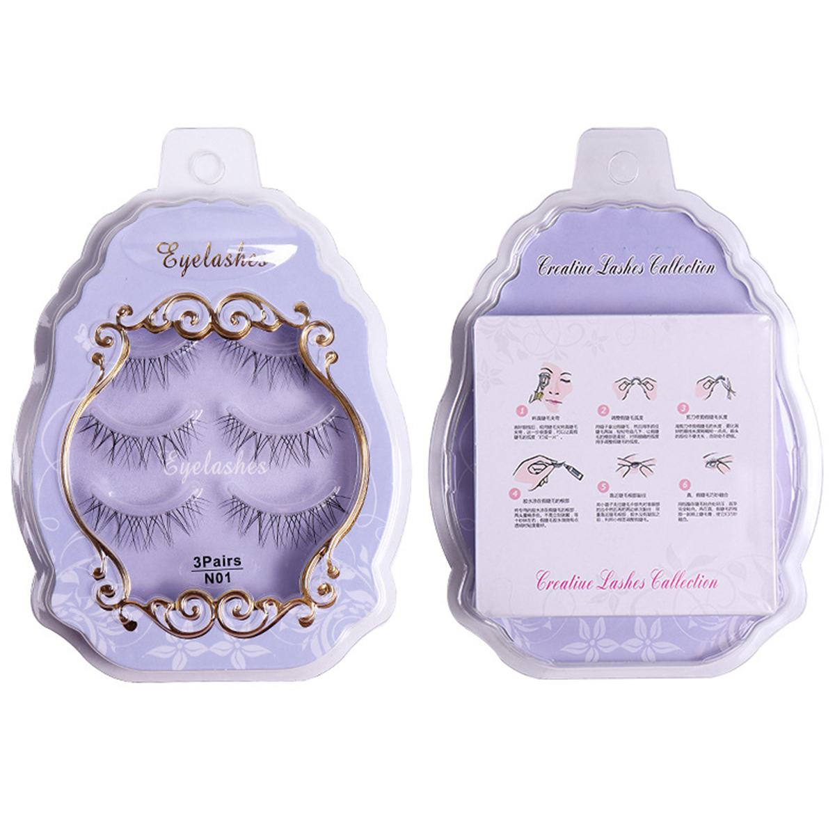 Starry NightfallⅡ 3 Pairs Natural Lashes