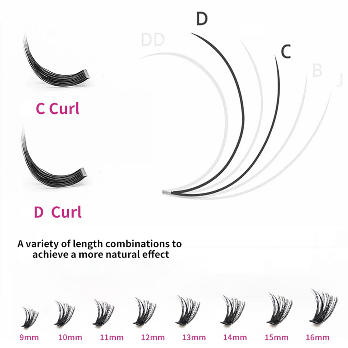 Chic Curl Segmented Natural Lashes