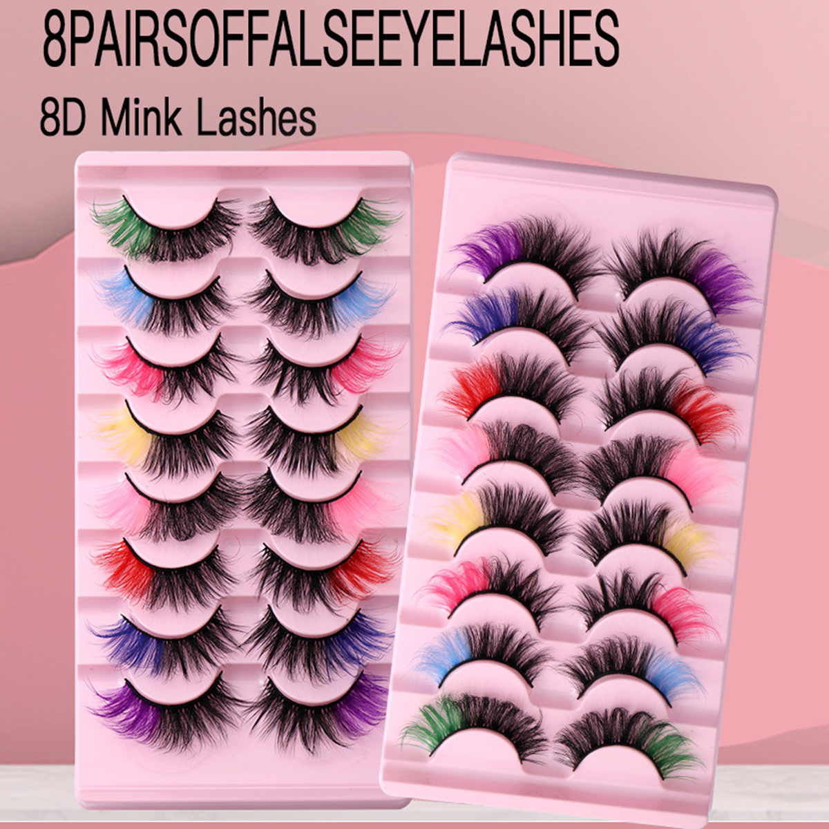 Party Time 8 Pairs Dramatic Lashes