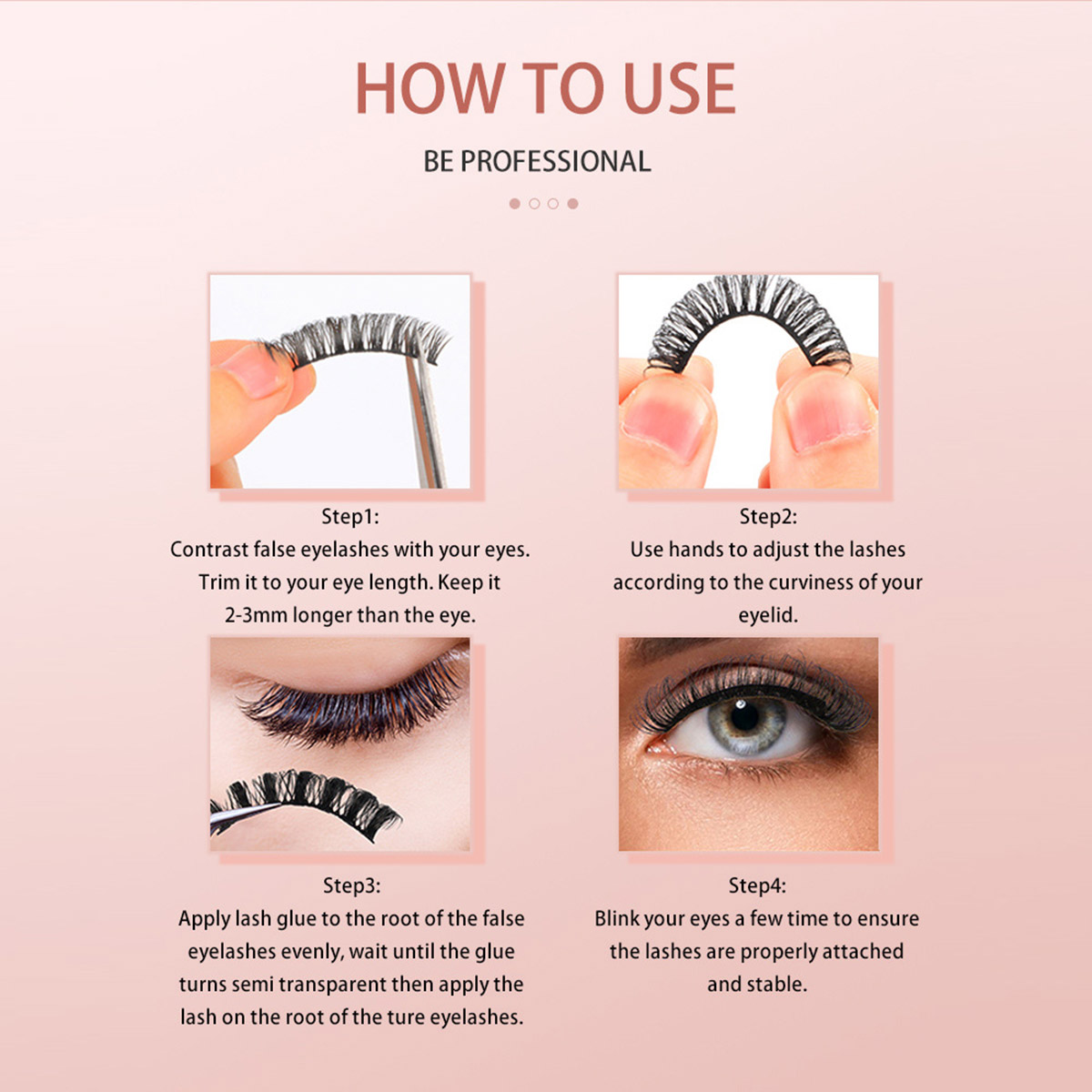 Mood Matrix 10 Pairs Natural Lashes