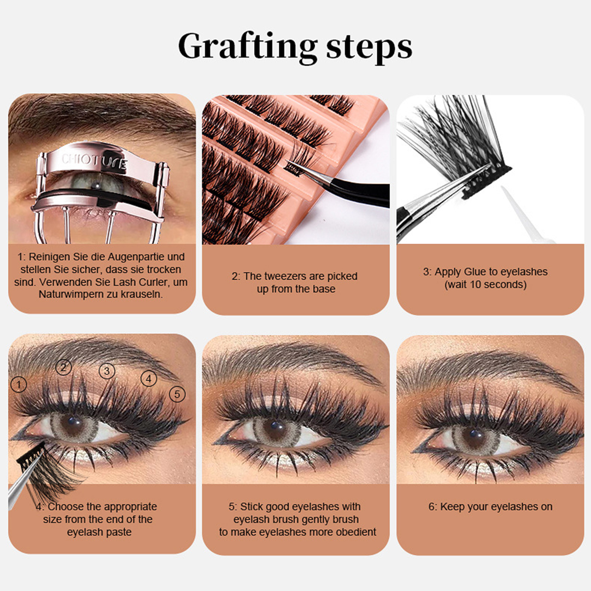 Fashion Show Segmented Natural Lashes