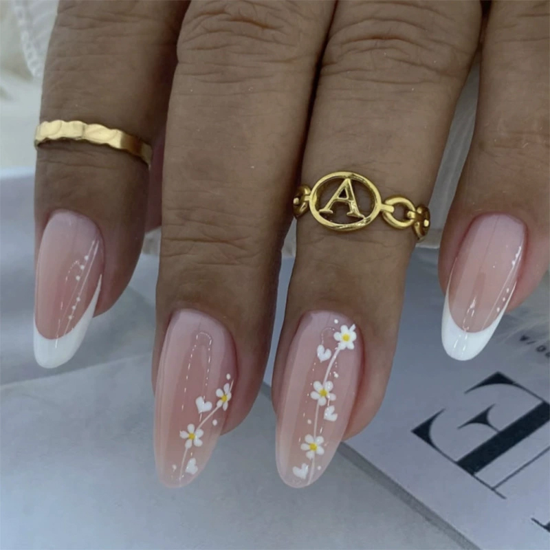 Flora Dawn Pink Nails