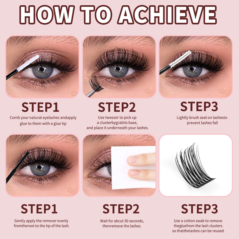 Black Pearl Segmented Natural Lashes