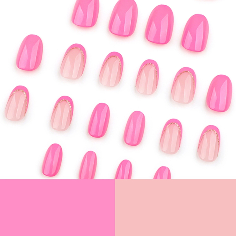 Classic Rouge Pink Nails