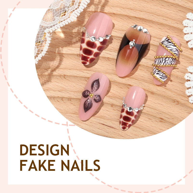 Wild Romance Brown Nails