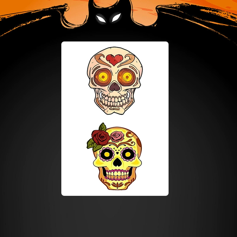 Rainbow Skulls Tattoos