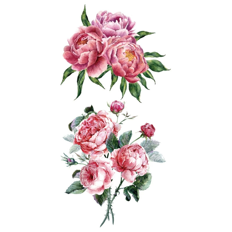 Peony Duet Tattoos