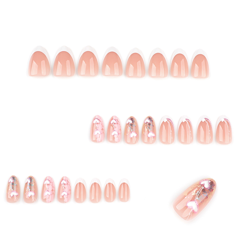 Romance Glow Pink Nails