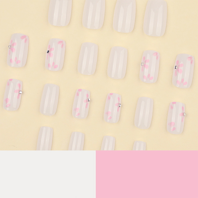 Soft Poetry Pink Nails