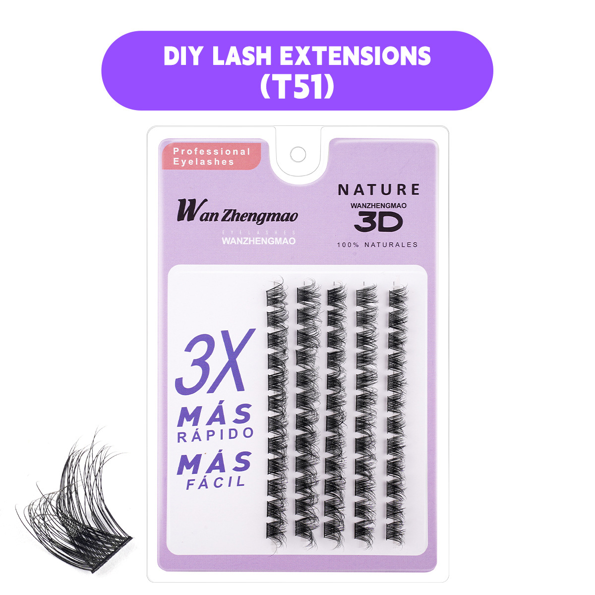 Satin Sweep Segmented Natural Lashes