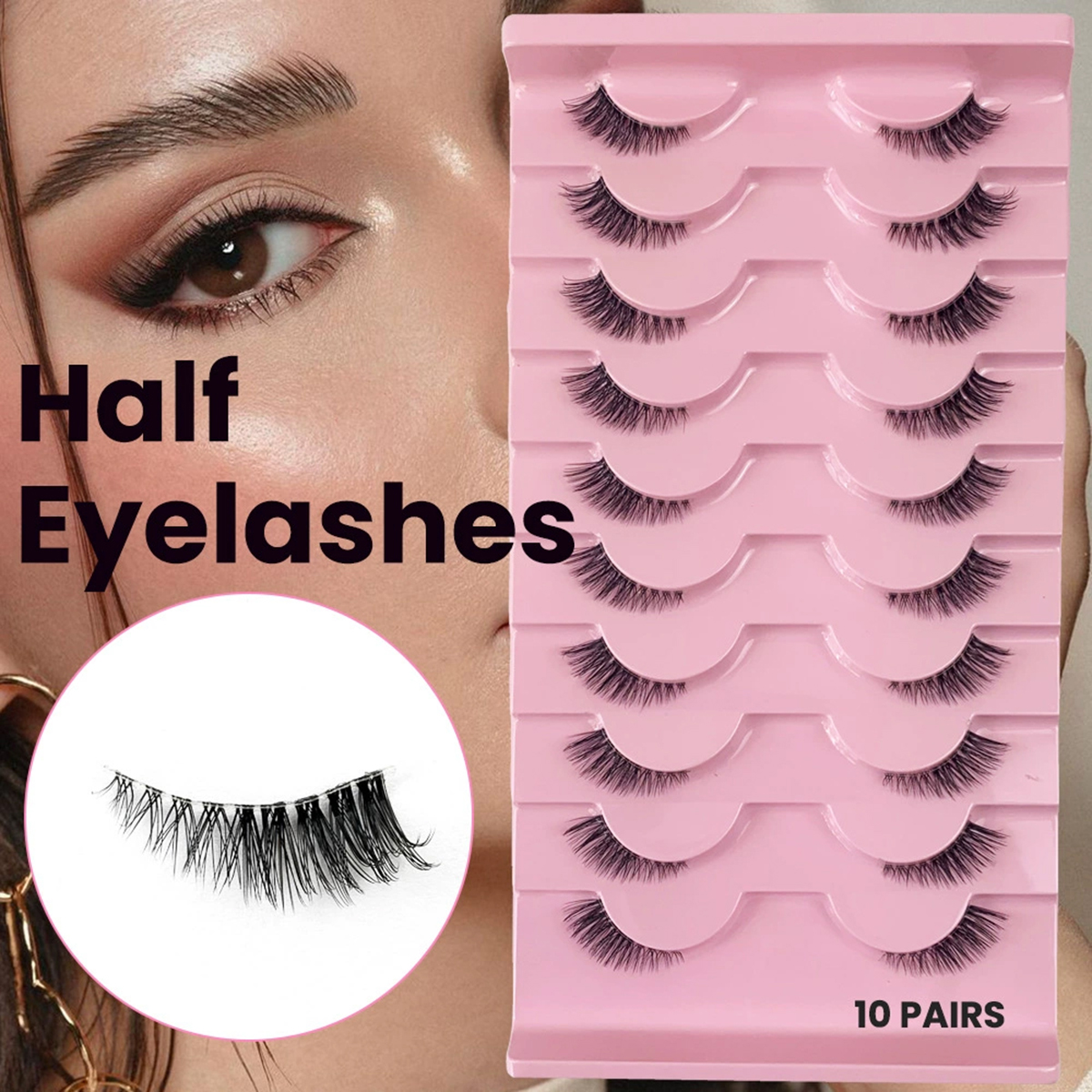 Free Soul 10 Pairs Natural Lashes