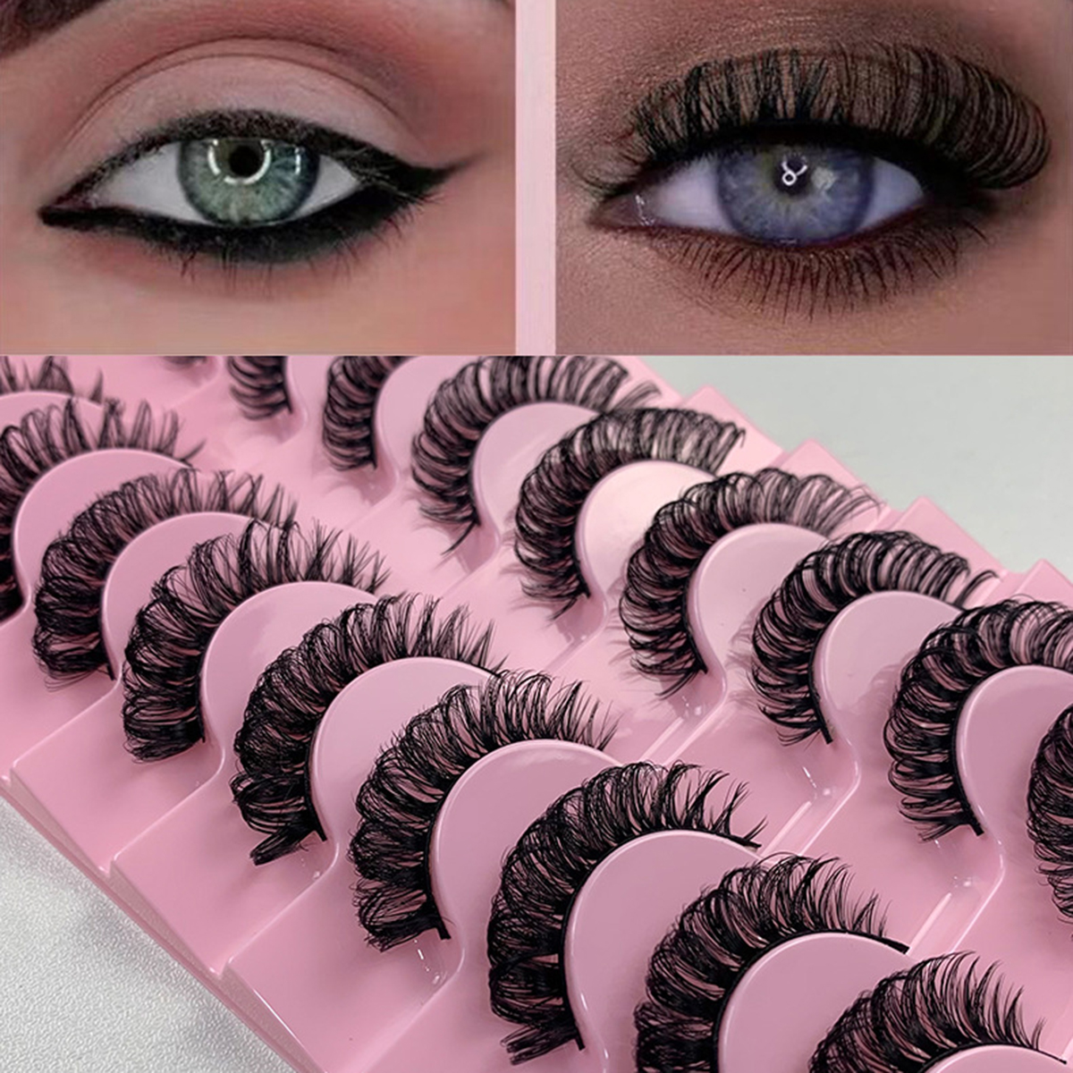 Ink Beauty 10 Pairs Natural Lashes