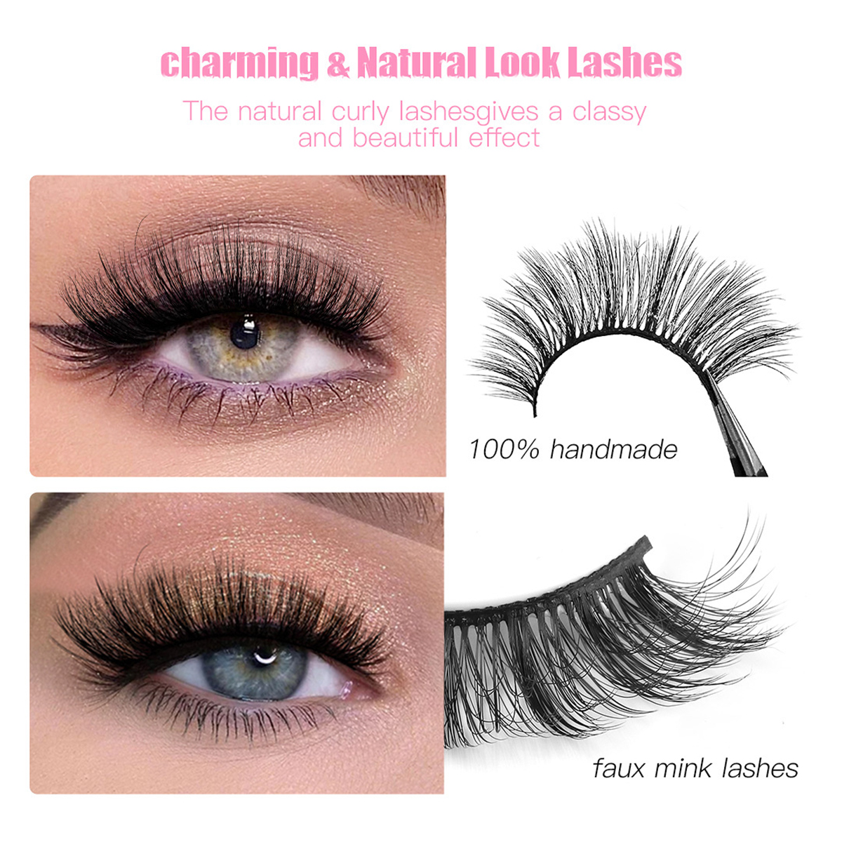 French Chic 5 Pairs Natural Lashes