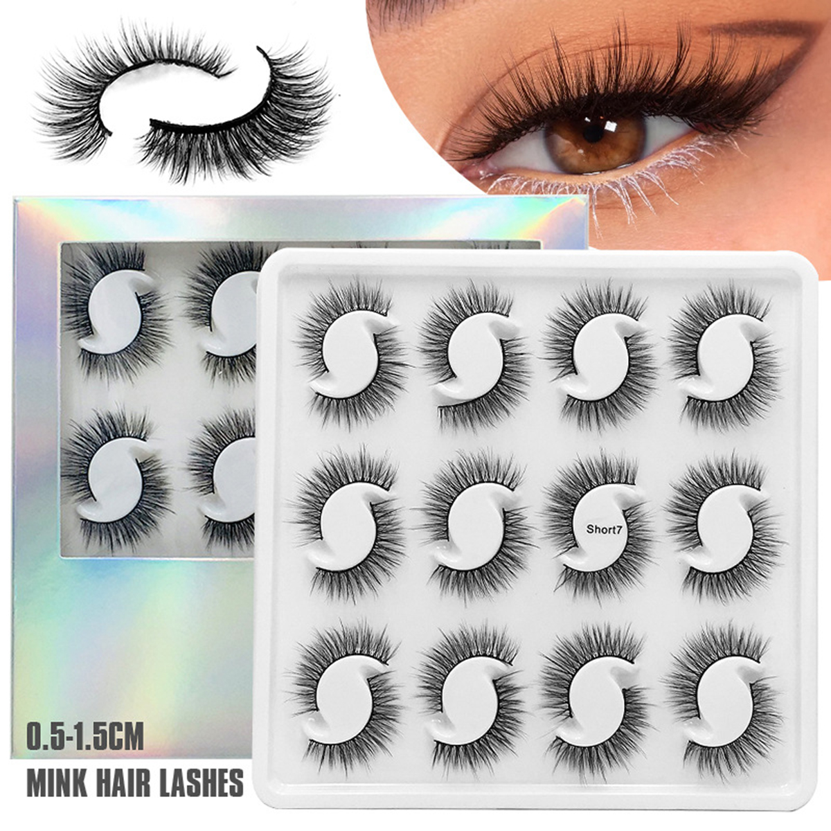 Bad Girl 12 Pairs Natural Lashes