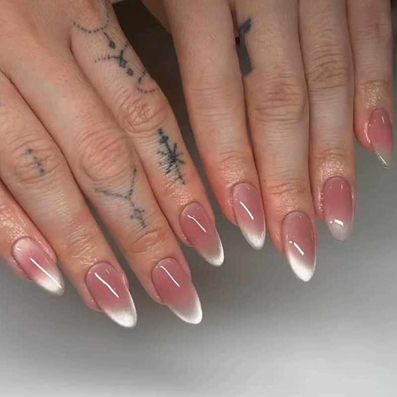 Stellar Blush Pink Nails
