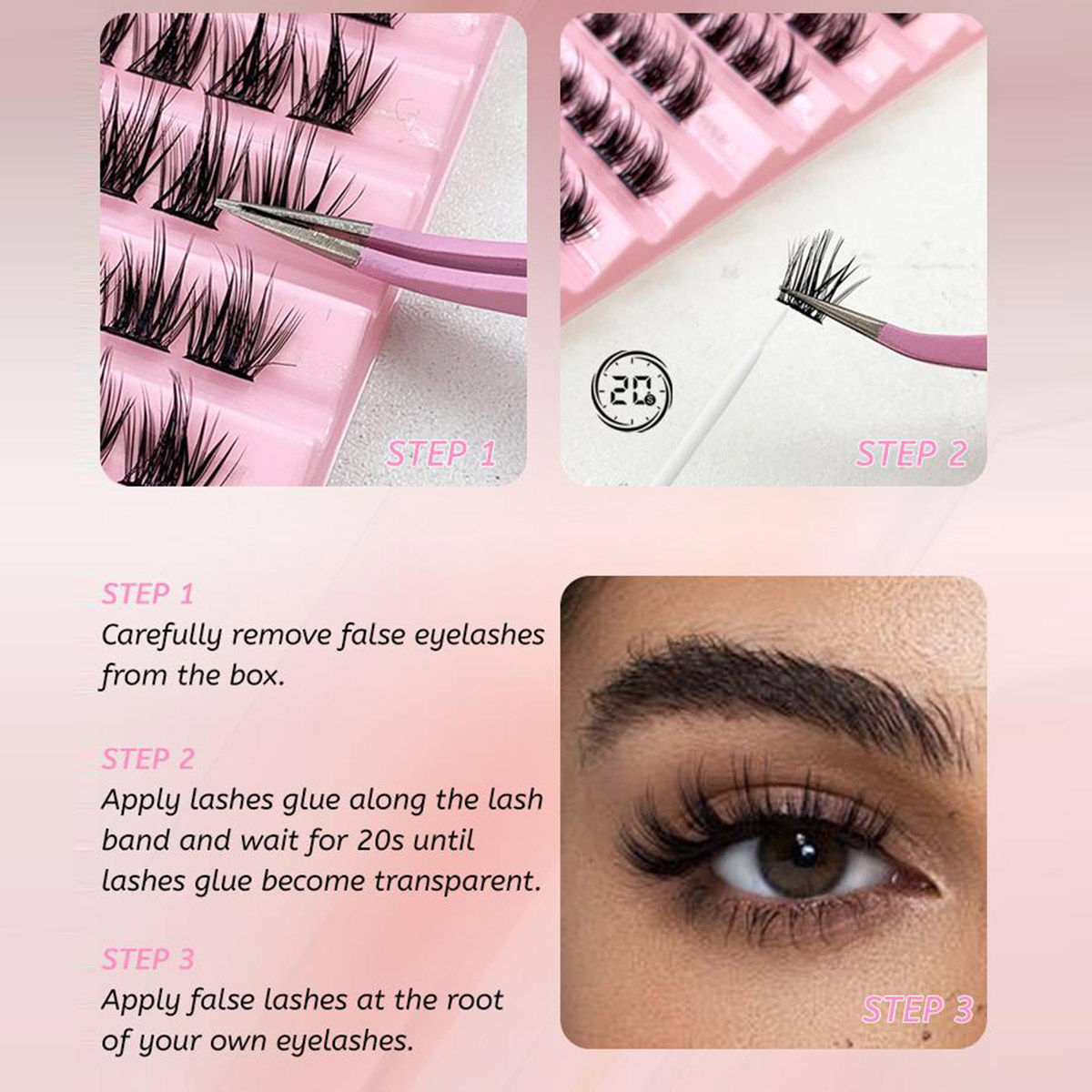 Urban Soul Segmented Natural Lashes